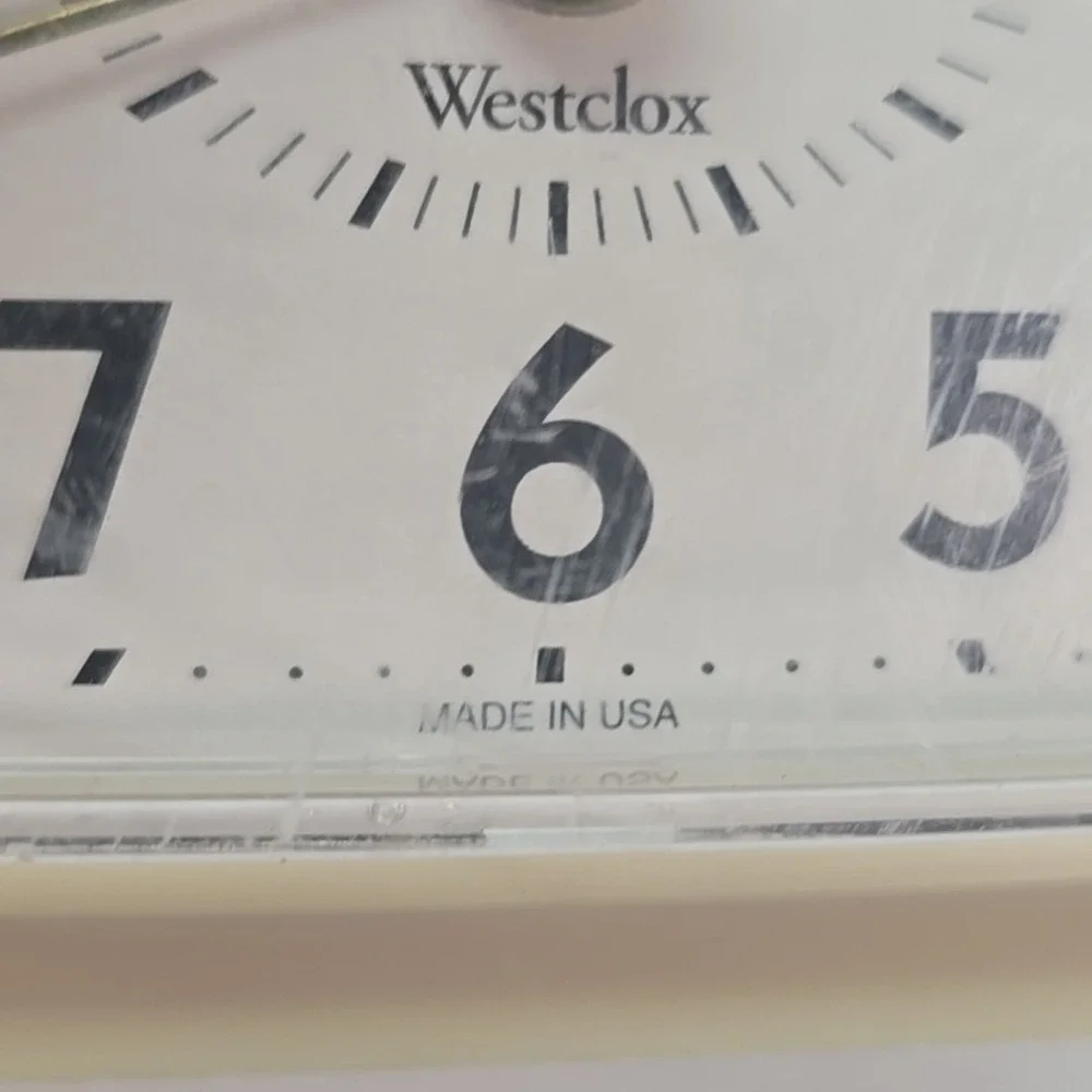 Westclox Dialite Electric Vtg Alarm Clock 1970's Model 22090-22540 Made in USA